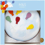 M&S Buttercream & Raspberry Jam Balloon Cake   1.65kg GOODS M&S   