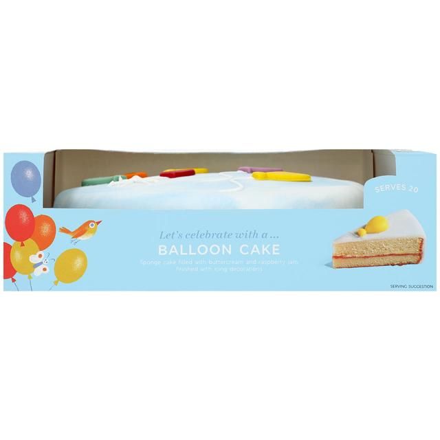 M&S Buttercream & Raspberry Jam Balloon Cake   1.65kg GOODS M&S   