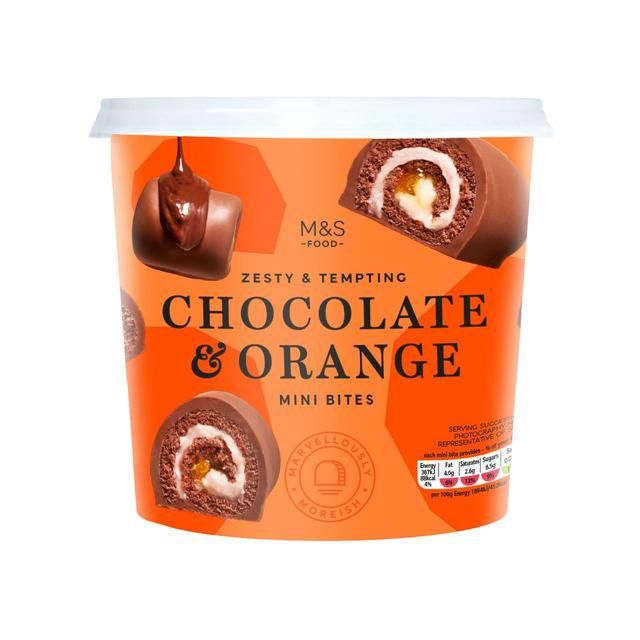 M&S Chocolate & Orange Mini Bites   310g GOODS M&S   