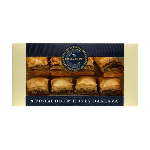 M&S Pistachio & Honey Baklava   8 per pack