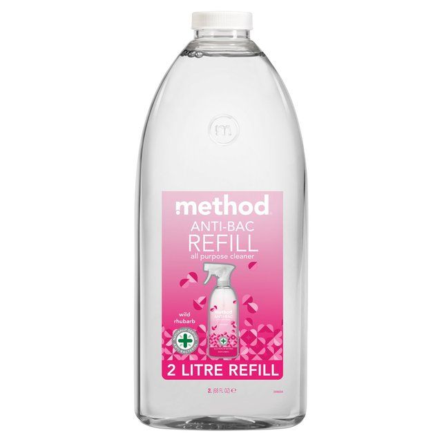 Method Antibacterial All Purpose Cleaner Refill Rhubarb   2L GOODS M&S   