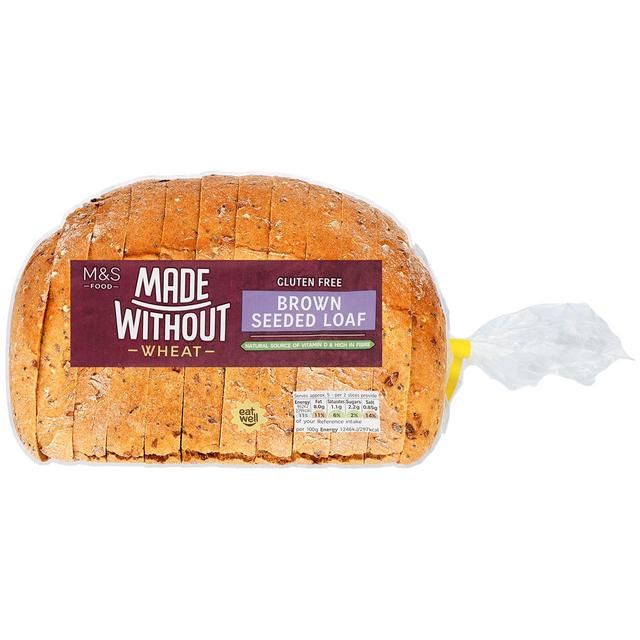 M&S Made Without Brown Seeded Bread Loaf   400g GOODS M&S   