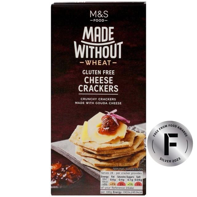 M&S Made Without Cheese Crackers   100g