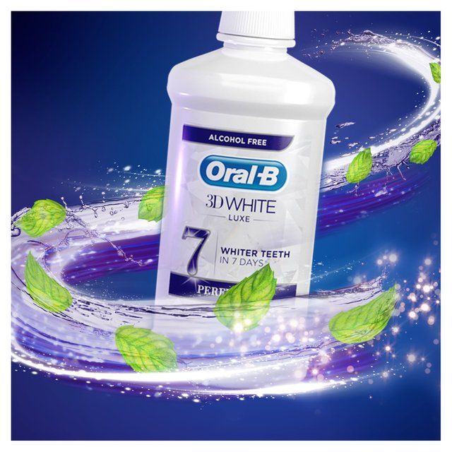 Oral-B 3D White Luxe Perfection Mouthwash   500ml