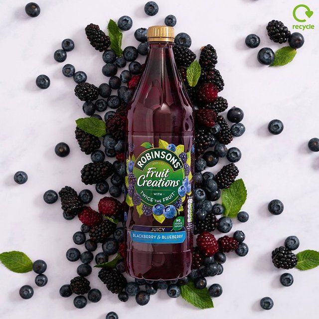 Robinsons Fruit Creations Blackberry and Blueberry   1L