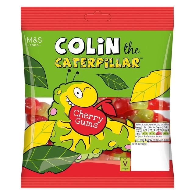 M&S Colin The Caterpillar Cherry Gums   170g GOODS M&S   