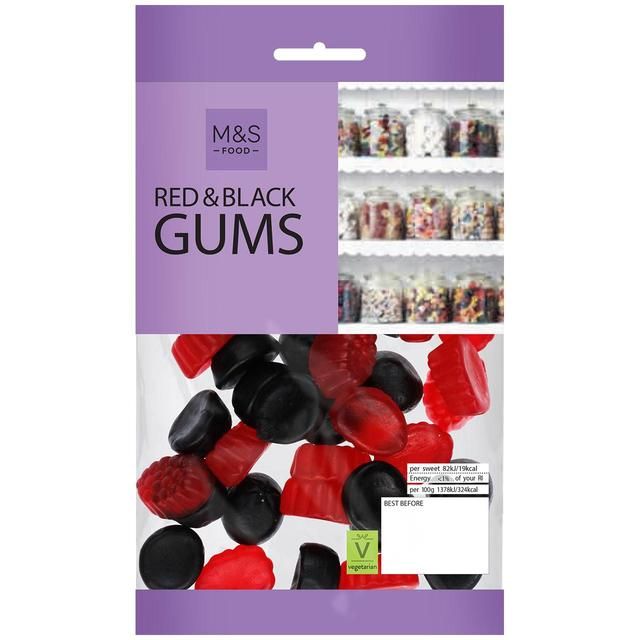 M&S Red & Black Gums   225g