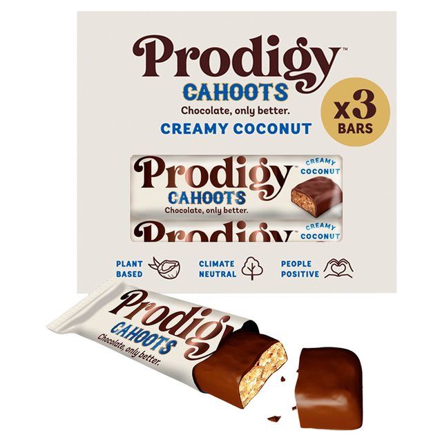 Prodigy Coconut Cahoots Chocolate Bar Multipack   3 x 45g GOODS M&S   