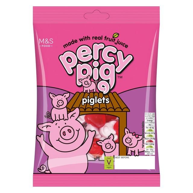 M&S Percy Pig Piglet Fruit Gums   170g