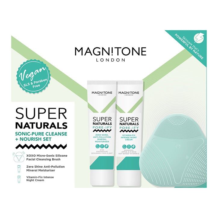 Magnitone Super Naturals Sonic - Pure Cleanse and Nourish Set GOODS Holland&Barrett   