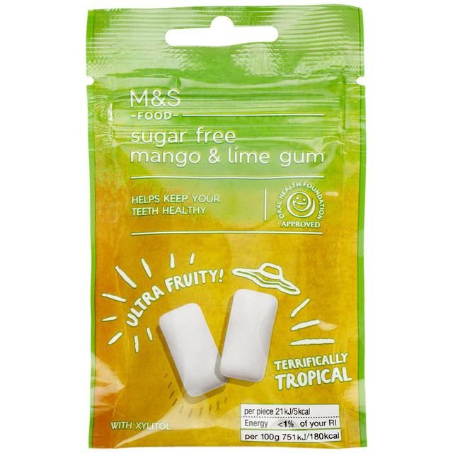 M&S Sugar Free Mango & Lime Gum   27g