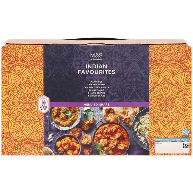 M&S Indian Favourites Takeaway Box   1.39kg GOODS M&S   