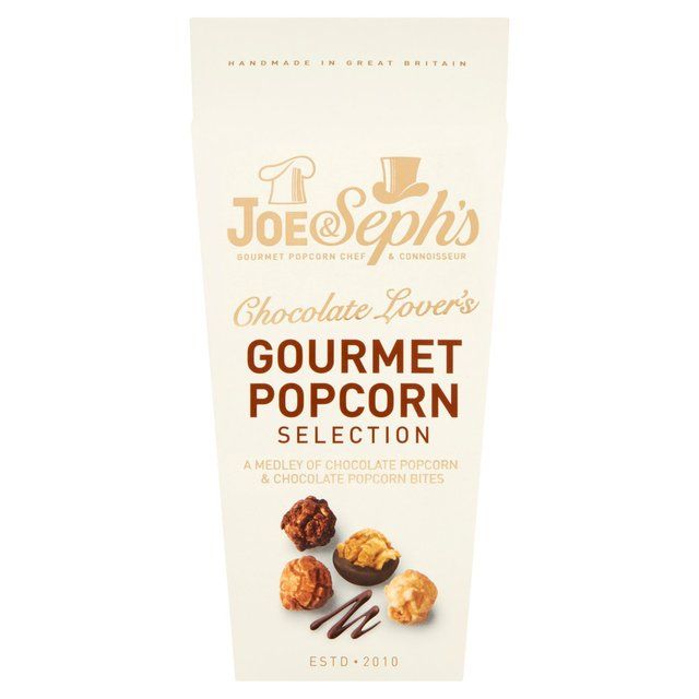 Joe & Seph's Chocolate Lovers Gourmet Popcorn Box   105g