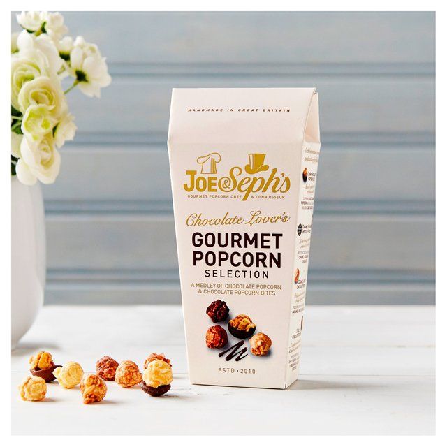 Joe & Seph's Chocolate Lovers Gourmet Popcorn Box   105g