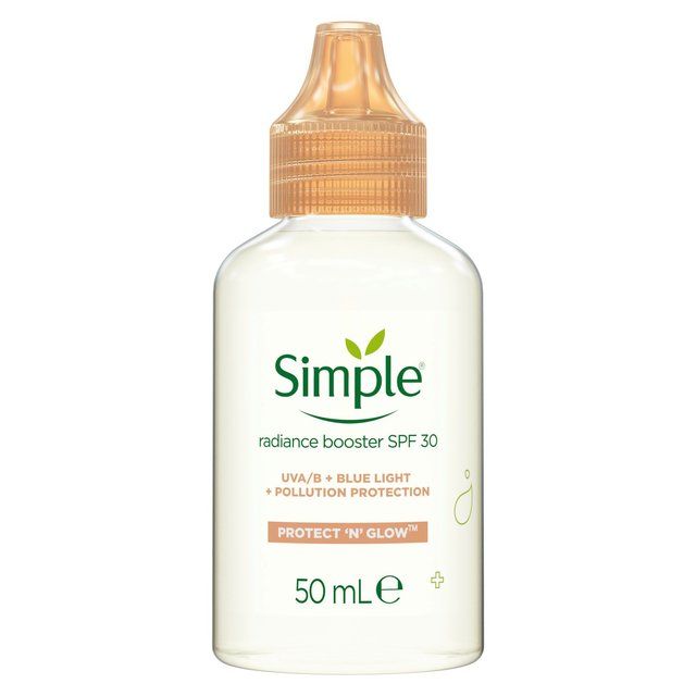 Simple Protect 'N' Glow Face Radiance Booster SPF 30    50ml GOODS M&S   