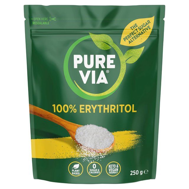 Pure Via 100% Erythritol Keto Sweetener Granules    250g