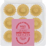 M&S Mini All Butter Sweet Pastry Tartlets   18 per pack GOODS M&S   