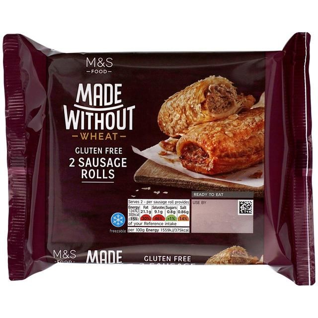 M&S Made Without Sausage Rolls   2 per pack