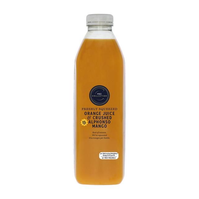 M&S Freshly Squeezed Orange Juice & Crushed Mango   1L