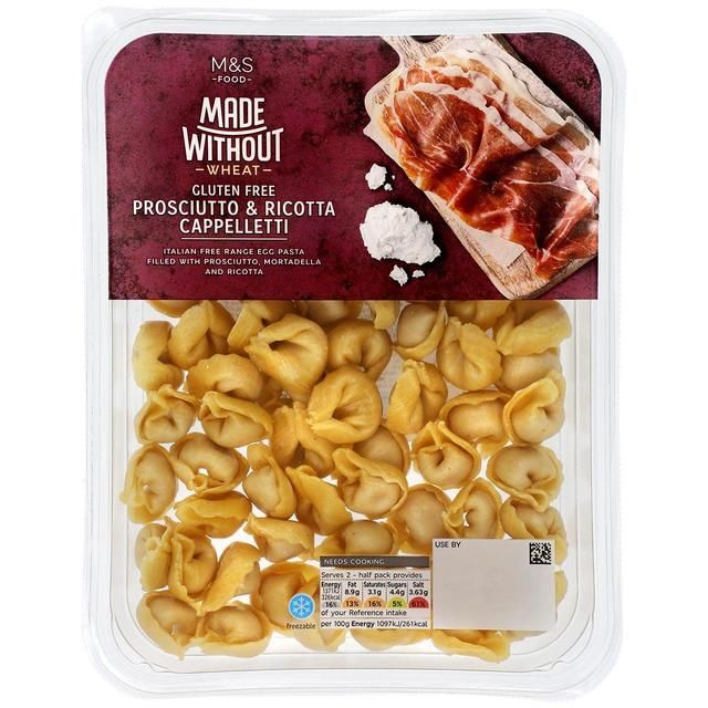 M&S Made Without Prosciutto & Ricotta Cappelletti   250g GOODS M&S   