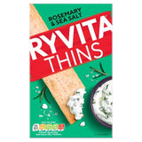 Ryvita Thins Rosemary & Sea Salt Flatbread Crackers   125g GOODS M&S   