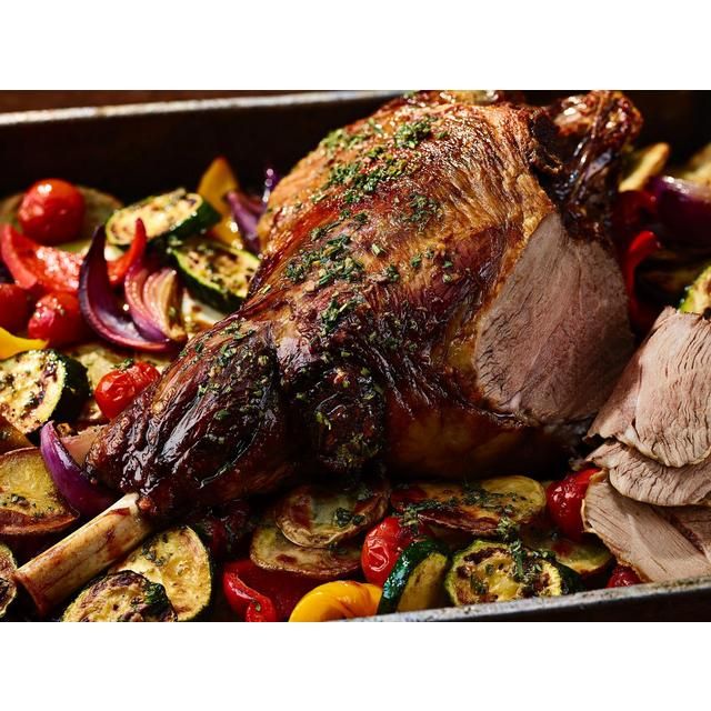 M&S Select Farms Bone in Half Lamb Leg   Typically: 1.31kg GOODS M&S   