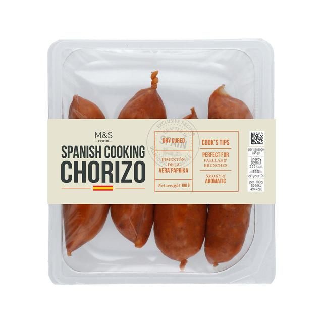 M&S Spanish Chorizo Sausages   180g