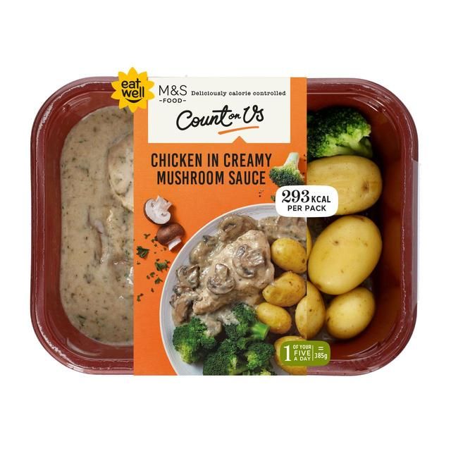 M&S Count On Us Chicken in Creamy Mushroom Sauce   370g