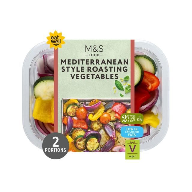 M&S Mediterranean Roasting Vegetables with Basil Dressing   350g