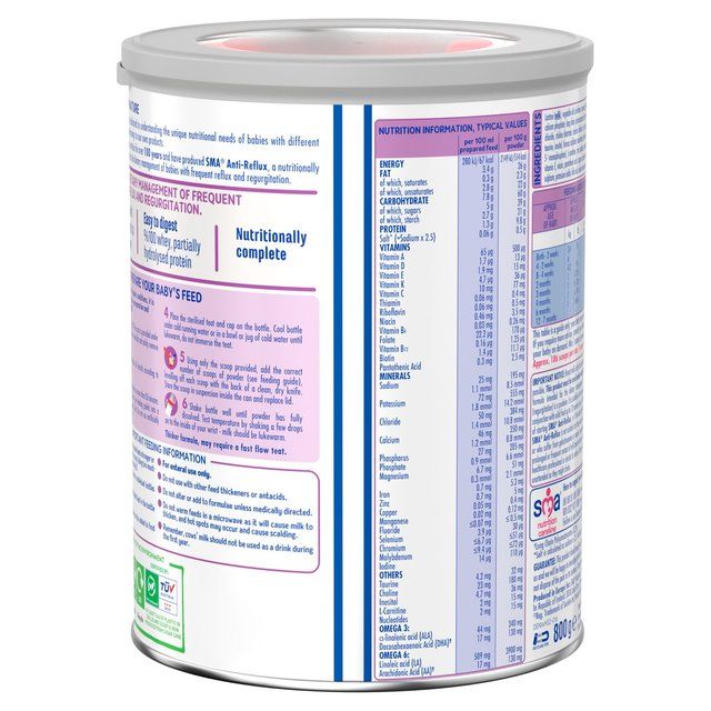 SMA Anti-Reflux Milk Powder From Birth   800g