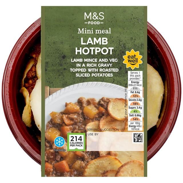 M&S Minced Lamb Hotpot Mini Meal   200g GOODS M&S   