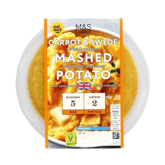 M&S Carrot & Swede Potato Mash   450g