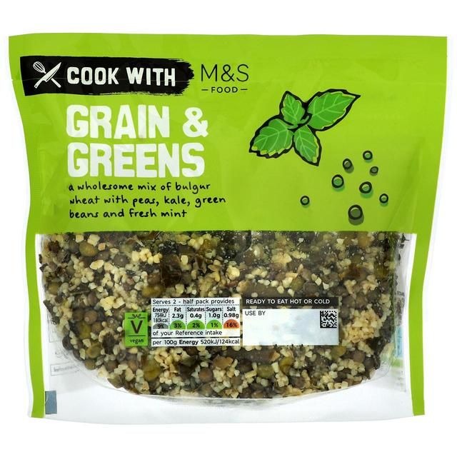 M&S Grains & Greens Mix   290g