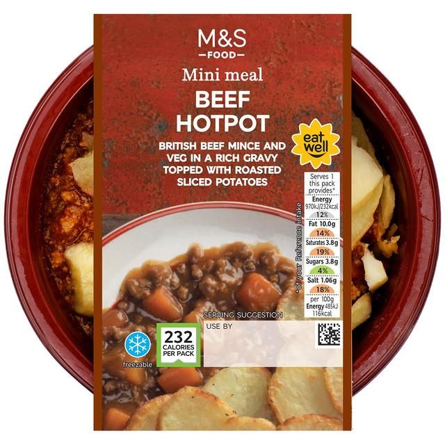 M&S Beef Hotpot Mini Meal   200g GOODS M&S   