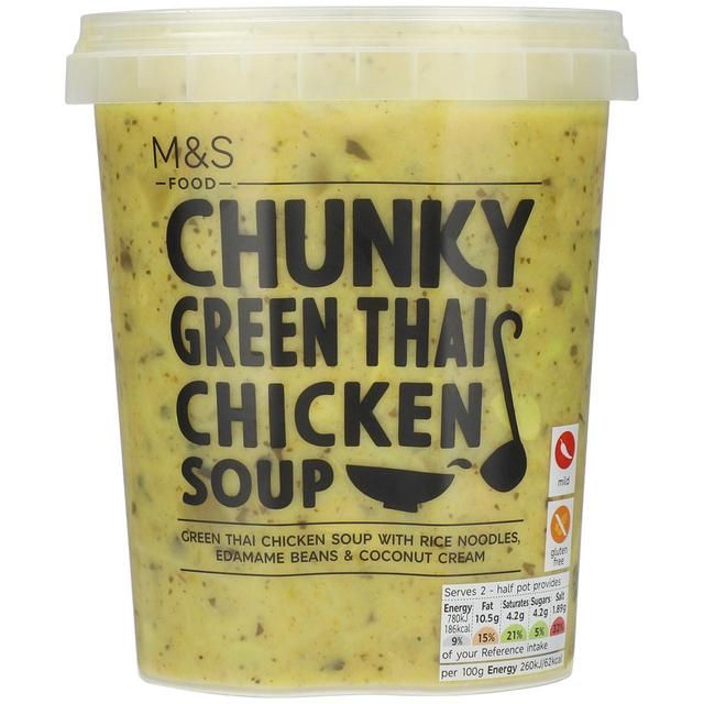 M&S Chunky Thai Chicken Soup   600g