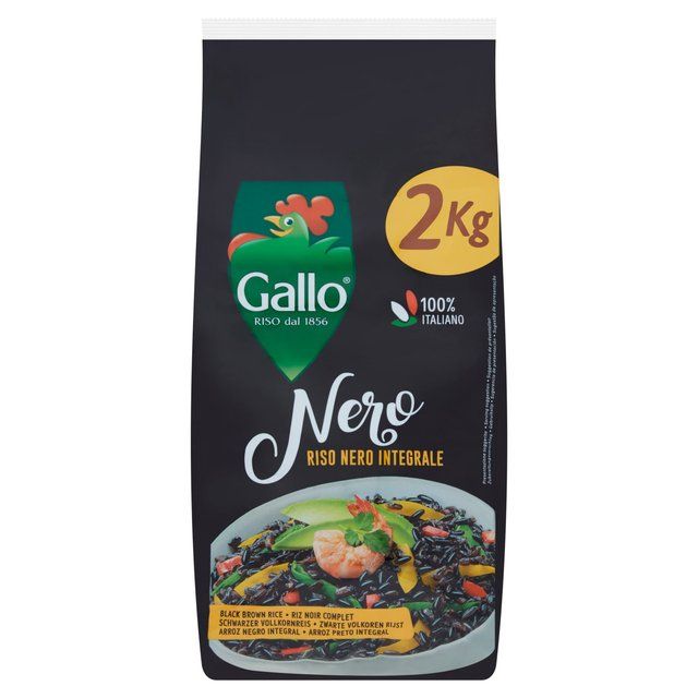 Riso Gallo Black Wholegrain Rustico rice   2kg GOODS M&S   