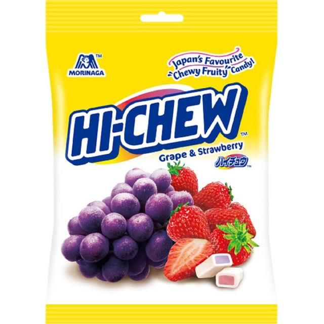 Morinaga Hi-chew Bag Grape & Strawerry   100g