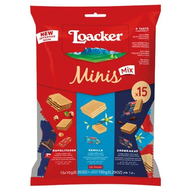 Loacker Classic Minis Mix    15 per pack