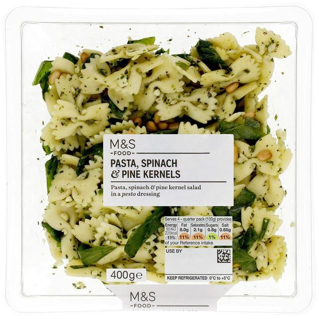 M&S Italian Pasta & Spinach Salad   400g