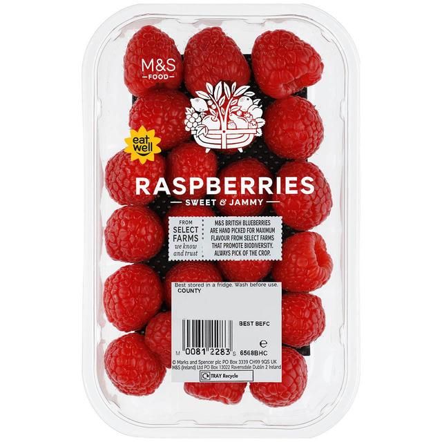 M&S British Raspberries   150g