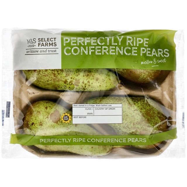 M&S Conference Pears Perfectly Ripe   4 per pack GOODS M&S   