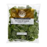 M&S Young Spinach Washed & Ready to Cook   80g GOODS M&S   