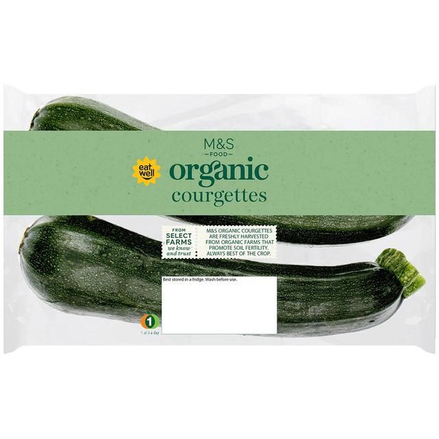 M&S Organic Courgettes   300g