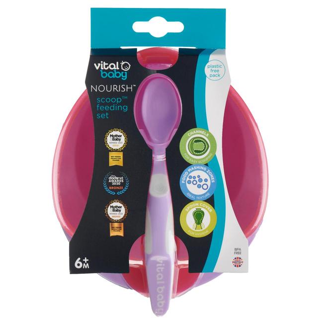 Vital Baby Travel Scoop Feeding Set Fizz GOODS M&S   