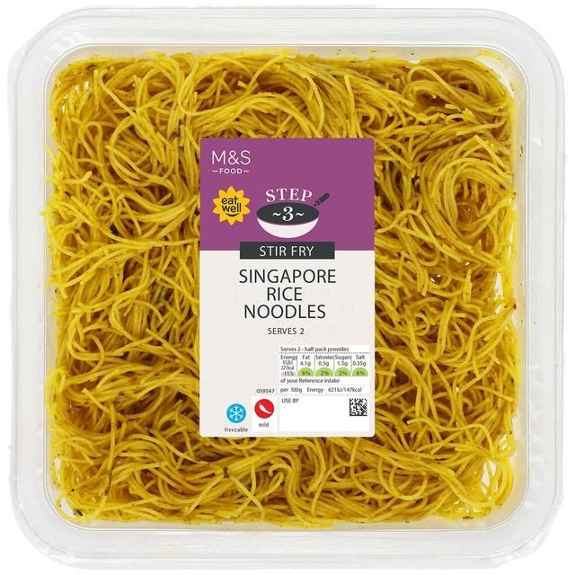 M&S Singapore Rice Noodles   300g