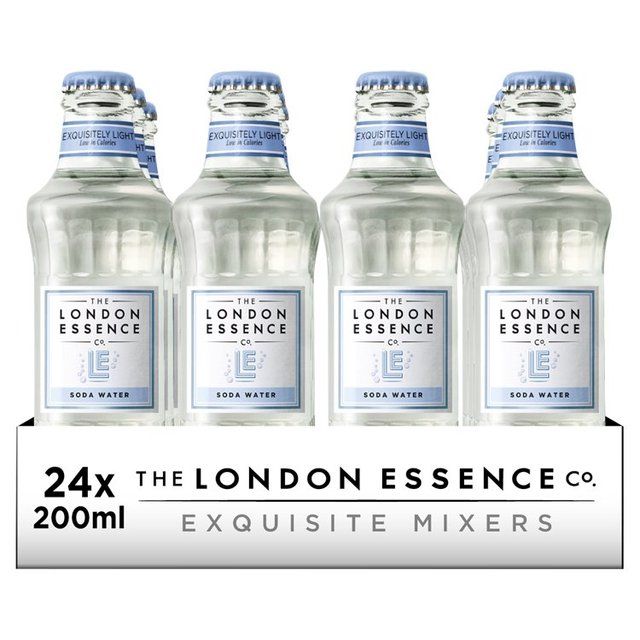 London Essence Co. Soda Water   24 x 200ml