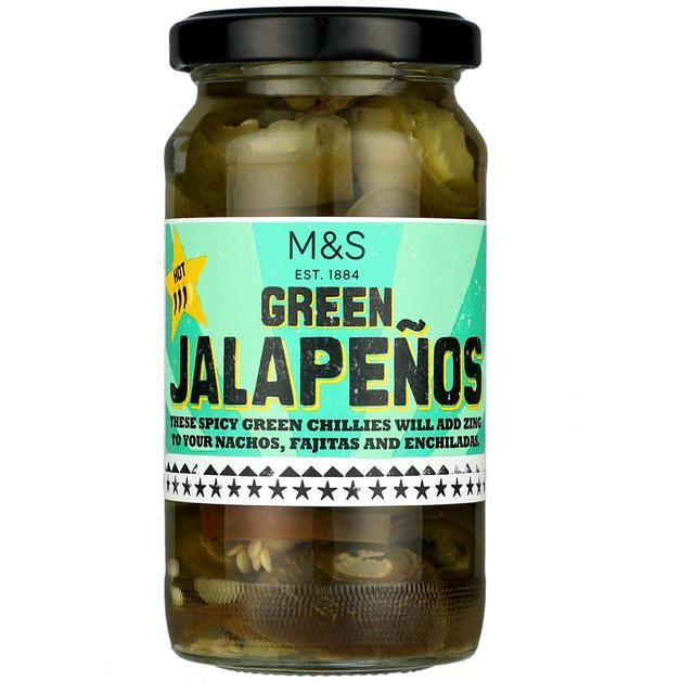 M&S Green Jalapenos   200g