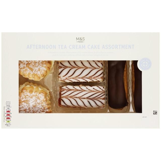 M&S Afternoon Tea Cream Cake Assortment   388g