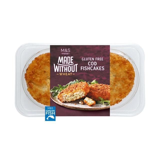 M&S Made Without 2 Cod Fishcakes   170g GOODS M&S   