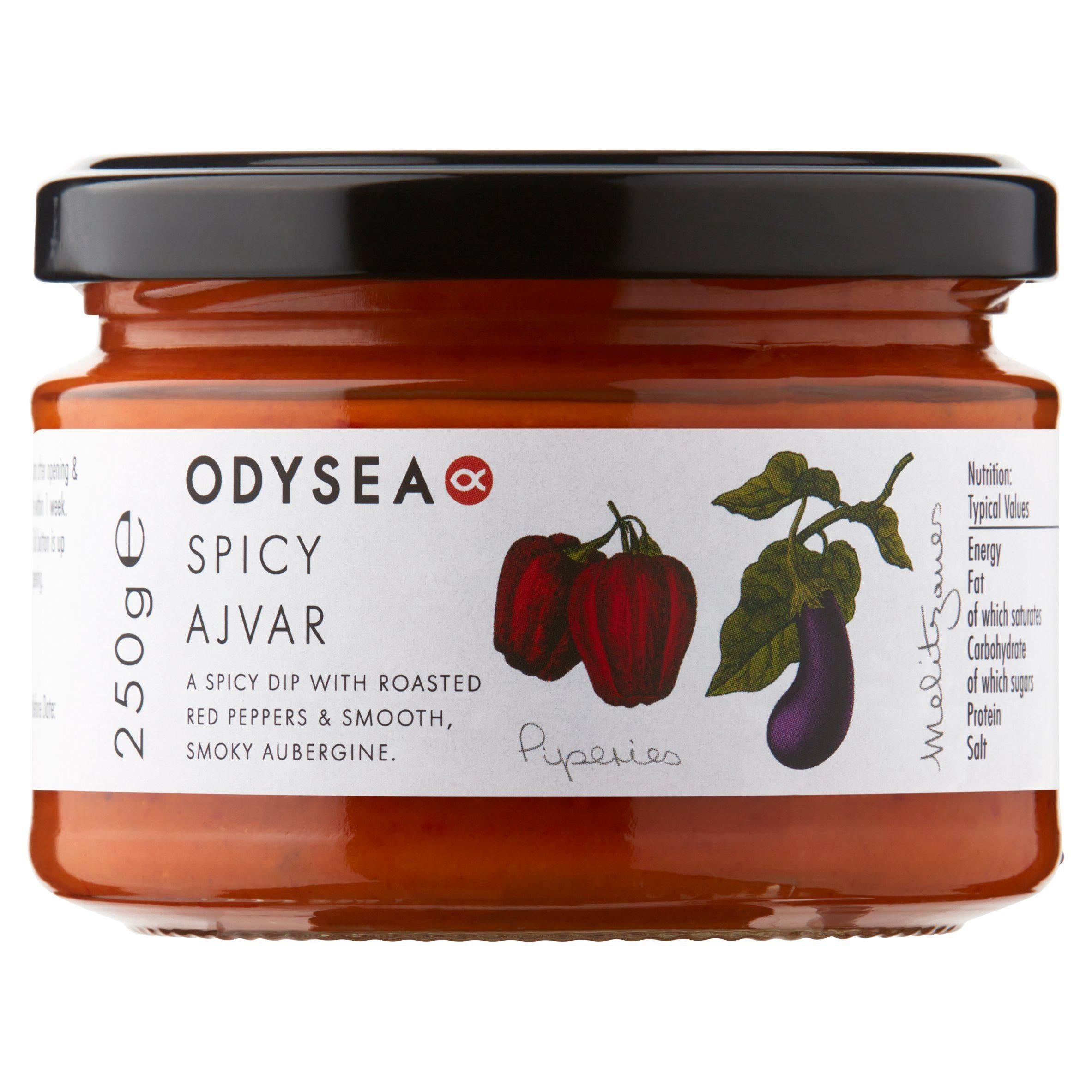 Odysea Spicy Ajvar 250g GOODS Sainsburys   